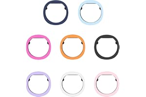 Nhemeylp 8 Pcs Smart Ring Protector, Silicone Ring Protector Compatible with RingConn Gen 2/2 Air, Anti-Scratch Silicone Ring Cover for Women, Men, Outdoor, Gym, Daily Use (Size M: 9/10/11)