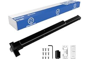 FORTSTRONG Push Bar Panic Exit Device (Black) - Panic Bars for Exit Doors - UL Listed Grade 1 ADA Emergency Exit Door Push Bar Certified - FS-750B
