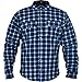 Produktbild AS17BWL - Oxford Kickback Motorcycle Shirt L Blue White
