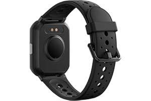 JOYELE Sport Watch Band Compatible H79 Watch for Boys Girls, Soft Silicone Replacement Sport Strap Wristband Kids Watch (Black)