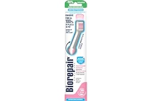Biorepair, Spazzolino Gengive con Setole Super Soft, Antibatterico con Piliscilingua, Inibisce la Crescita Batterica Fino al 90%