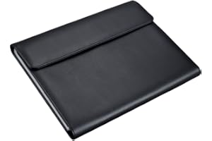 Alassio 31511 - teczka z przegródkami Vado z 12 przegródkami, DIN A4, ok. 33 x 26 x 4 cm, czarna, z imitacji skóry