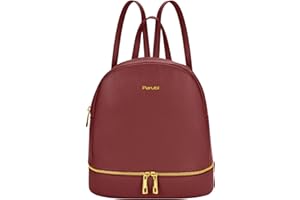 Parubi, Zaino Donna, In Vera Pelle Grana Dollaro, Made in Italy, Modello Maya, Zaino Borsa Morbida a Mano e Spalla Zainetto Leggero da Donna Ragazza Elegante