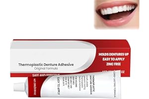 Clawrex Adhesive Cream for Dentures, Thermoplastic Denture Adhesive, Thermoplastic Denture Adhesive, Safe Thermoplastic for Dentures, Adhesive Agent, Long Lasting Teeth Adhesive