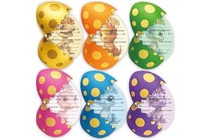 ZELAITE Kindergeburtstag Einladungskarten Dino Partyeinladungen, 12 Einladungskarten Kindergeburtstag Jungs, Dinosaurier Geburtstagseinladungen Jungen, inkl. 12 Briefumschläge (A)