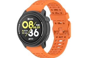 Harikiri 20mm 22mm Sport Silicone Bracelet pour COROS PACE 3/APEX 2 Pro/PACE 2/APEX Pro/APEX 2/APEX 46mm/APEX 42mm pour Hommes et Femmes