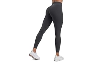 CRZ YOGA Donna Butterlift Yoga Leggings Sollevamento del Sedere 64cm - Nessuna Cucitura Frontale A Vita Alta