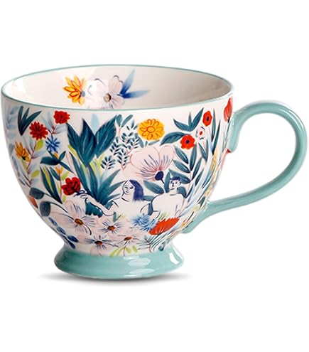 Tasse à Café En Céramque Hello Summer Cow, Ferme De Pastèques, 15 Oz Sublmée à La Man Par