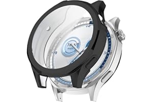 GETBSTOOP Screen Protector Compatible with Huawei Watch Gt5 41mm/46mm, Soft Tpu Bumper Cases with Screen Protector, Anti-Drop Ultra-Thin Full Coverage Cover for Huawei Watch Gt5 41mm/46mm