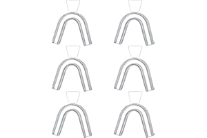 KCRNW 6 Pcs Teeth Whitening Mouth Trays Moldable Teeth Mould Guards Thermoplastic Trays Reusable Dental Oral Care Tray Kit for Whitening Bleaching Protecting Sleeping at Night