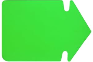 Folia 667 941 – Symbole de la Publicité – Flèche, Env. 24 cm, 20 pièces, leuchtgrün