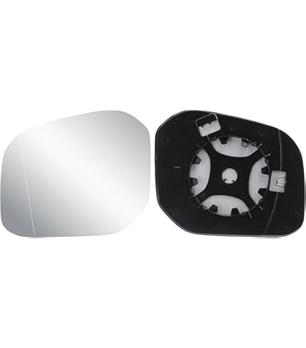 QUARKZMAN Specchio Retrovisore Sinistro Riscaldato, Vetro Con Piastra, Per Jeep Cherokee 2014-2019 E Compass 2017-2021, Colore Bianco, 2 Pin, OE 68228913AA