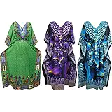 Indiatrendzs Womens Sleepwear Kaftan Nighty Wholesale Combo Of 3 Pcs