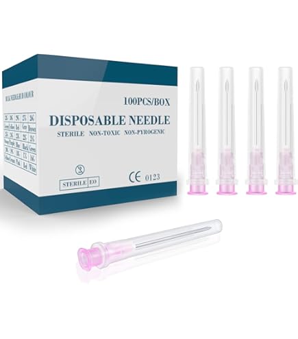 NANOSHARPS 3ML Luer Lock with 25Ga 5/8 (Pack of 100) : Amazon.in