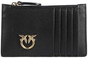 Pinko Airone Cardholder Vitello Seta, Accessori Portacarte da Viaggio Donna