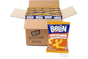 Belin - Croustilles Goût Emmental - Carton de 30 sachets x 35g