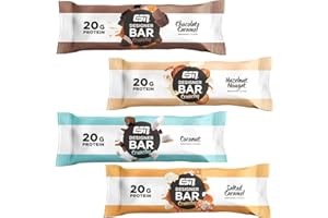 ESN Designer Bar Crunchy Mixbox Kennenlernpaket - GRATIS Womanda Traubenzucker (6 Riegel)