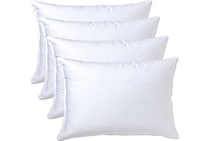 Wagtail - Relleno cojín Pack 2/4/6 Unidades, Fibra Hueca de Alta recuperación, Super Suave Mullido, Antialérgico, Indeformable, Ideal para sofá, Silla, Cama (4, 40x60 cm)