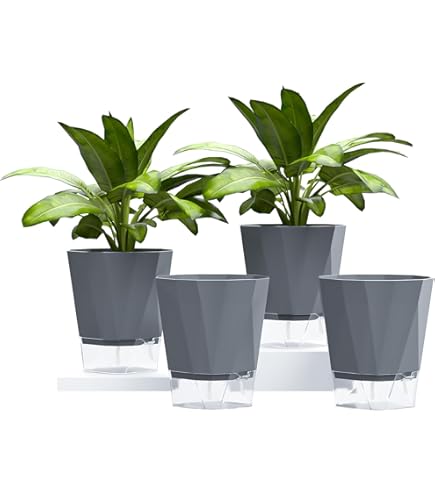 HEMOTON Handgefertigter Pflanztopf Selbstbewsserungssystem  Selbstbewsserung Im Freien Fr Einfache Pflanzenpflege Im Innenbereich:  Amazon.de: Garten