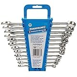 Silverline SP1236 Combination Spanner, 8-19 mm - 12 Pieces