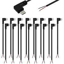 15 Pezzi Connettore USB-C Femmina Per Montaggio A Pannello - Cavo A 2 Pin Per DIY - 3