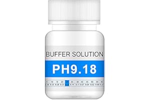 Rianpesn PH Solution Buffer,PH Meter Buffer Solution | Ph Buffer Calibration Solution, Reusable PH Meter Calibration Solution, 50 ml Each