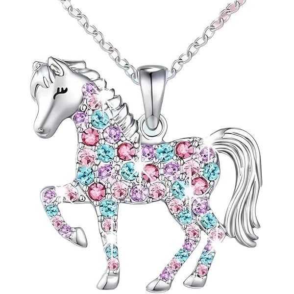 2 Bracelets D'Humeur Enfants - Changeant De Couleur - Pendentif Cheval Arc-en-Ciel - Cadeau Anniversaire Fête