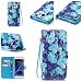 Produktbild Nancen Apple iPhone 5/5S/SE (4,0 Zoll) Schutzhülle, Colorful oben Qualität PU Leder Folio Bookstyle Schutzhülle Schutzhülle Schutz-PU Leather Case Wallet Cover mit Standfunktion und Schlitze für Kreditkarte