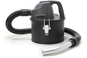 Perel Mini-Aschesauger, Aschensauger, Kamin Sauger, heiße Asche Staubsauger, Aschesauger für Kaminofen, Kaminsauger, Ofensauger, HEPA-Filter, mit flexiblem Schlauch 0.3 m, 600 W, 4 l