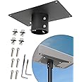 Beciety Starlink Mounting Kit for High Performance Starlink Antenna, Flat Pipe Adapter, Pole Mount, Roof Mount
