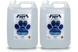 TRADE CHEMICALS FRESH PET URINE SMELL ODOUR REMOVER 2 x 5L - TRADE Chem (FRESH LINEN)