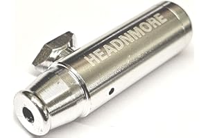 HEADNMORE® Schnupfdosierer Dosierer Snuff Sniff Bottle Sniffer Spender Portionierer Dispenser 1 Stück (Silber)