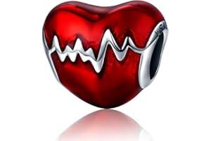 NINGAN 925 colgante de collar de pulsera de mujer con encanto en forma de corazón de plata esterlina Regalo de cumpleaños festivo para mi esposa y mi amante