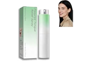 REINREUDE Tongue Repair Spray,Fissured Tongue Relief Spray,Instant Dry Mouth Relief,Breath Freshener,Moisturizing Dry Mouth Spray,Bad Breath Treatment for Adults,Tongue Relief Treatment,Sore Tongue Relief