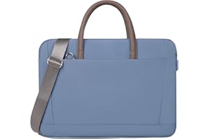 FUNSEED 15 Pollice Laptop Bag per gli Uomini Poliestere Leggero Solido Lavoro Computer Portatile Messenger Cartella Borsa per Viaggi Ufficio