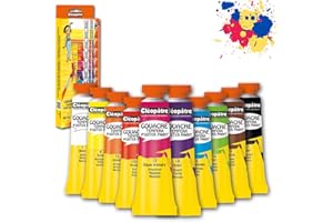 Cléopâtre - BL10PGN10 - Peinture Gouache Nefertari Premium - Assortiment de couleurs - 10 Tubes de 10ml