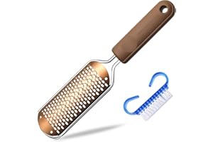 KEIBY CITOM Hornhautfeile Hornhauthobel Für Hornhaut Entfernen Fuß, Hornhautraspel Fuß Hornhautentferner Professionelle Edelstahl Fussraspel für Nasse und Trockene Füße