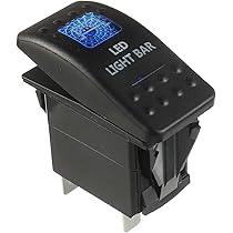 Interruttore A Levetta 5 Pin SPST - 12V 20A, Impermeabile, Per Auto, Barche, Camper (3 Pezzi) - Foto 10