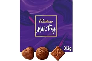 Cadbury Milk Tray Chocolate Box, Assorted Milk Chocolates Gift Set for Birthdays, Anniversaries & Special Occasions, 312 g (Pack of 1)