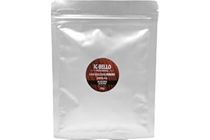 Fibras capilares NATURALES & VEGANO K-Bello - Polvo de cheratina para tapar las calvas, la alopecia, la calvicie & adelgazamiento del cabello - Hair Fiber para hombre y mujer (50g, Castaño ramato)