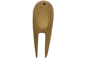 GOLFGOGREEN Bamboo Wood Golf Divot Pitch Mark Repairer Tool - Select 1, 3, 5, 25, 50 or 100