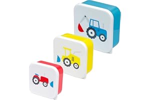Puckator - Lunchboxen & Brotdosen - Wohnen & Garten - Little Tractors Lunchboxen Brotdosen 3er Set M/L/XL