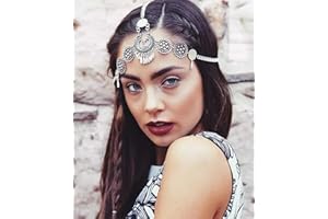 Edary, tiara per testa a catena in argento, copricapo per ballo, festa di nozze, danza del ventre, accessori, gioielli per donne e ragazze