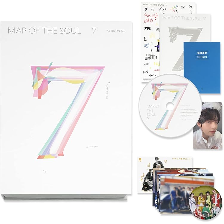 BTS Album - MAP OF SOUL : 7 [ 3 ver. ] Package + Photo Book