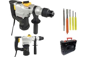 TOPOLENASHOP Trapano scalpellatore martello demolitore 1350w 28mm tassellatore 5 accessori