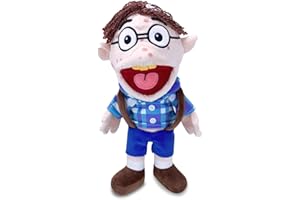 GWAWG Soft Plush Toy, Jeffy Puppet Soft Plush Hand Puppet for Play House, Cartoon Plushie Toy for Party Gift
