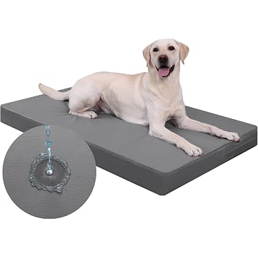 Hundebett Waschbar 60x47cm  Hundekissen Mit Rutschfester Unterseite &  Segmentierter Fllung