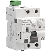 GEYA RCCB RCD ELCB Type A Automatic Reconnect Device Safety Circuit Breaker Auto Reconnect (AC220V+Type A RCCB 2P-63A-30mA Re