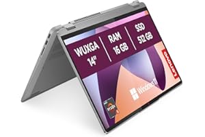 Lenovo IdeaPad Flex 5 Gen 8 Ordenador Portátil Táctil Convertible 14" WUXGA (AMD Ryzen 5 5625U, AMD Radeon Graphics, 16 GB RAM, 512 GB SSD, 60 Hz, Wi-Fi 6, Win 11 Home) Teclado QWERTY Español – Gris