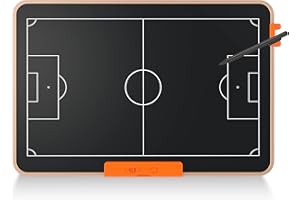 ‎TUGAU TUGAU LCD Elektronisch Coach Tactical Board Basketball, Fußball, Hockey, Baseball, Tennis Löschbarem Coach Zeichenblöcke für Taktische Anleitungen und Trainingstools vor dem Spiel